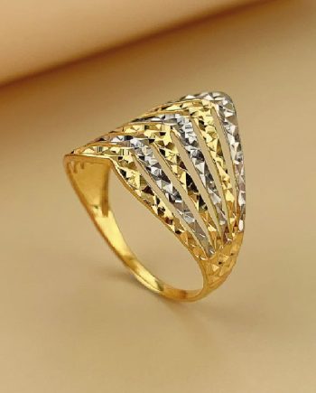 CINCIN V BENTUK KLCC 6 BARIS CROME