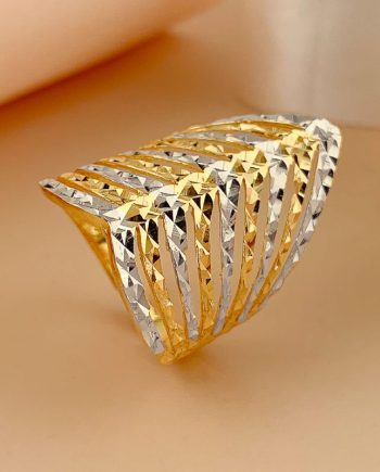 CINCIN V BENTUK KLCC 9 BARIS CROME