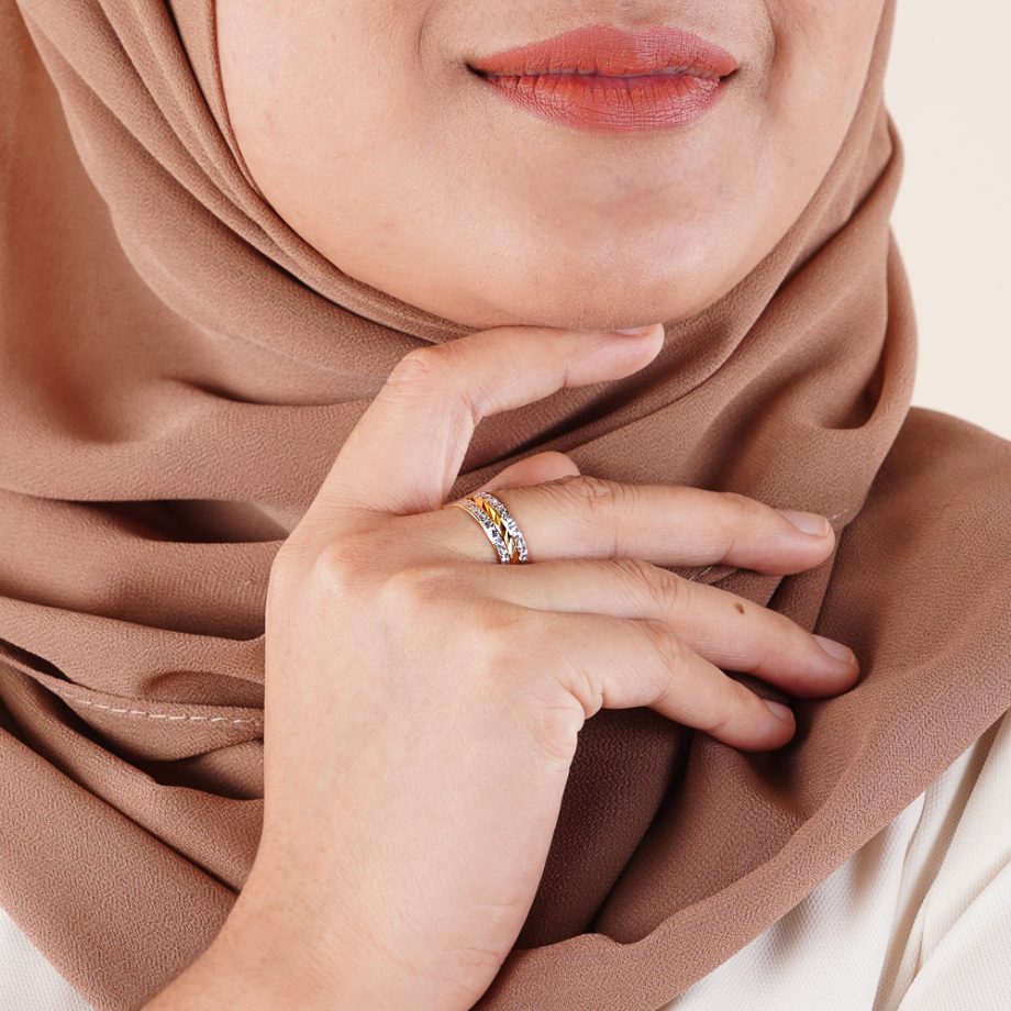 CINCIN BELAH ROTAN CROME