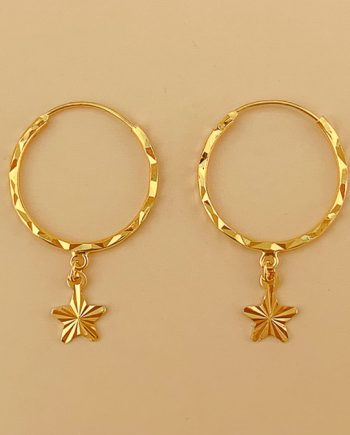 SUBANG GYPSY GANTUNG BINTANG (DIAMETER 1.3CM+/-)