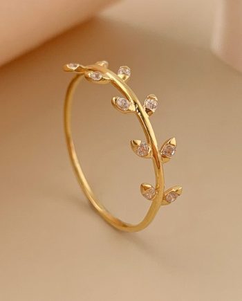 CINCIN DAUN FEYSEN MINIMALIS + BATU