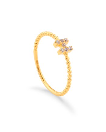 CINCIN HURUF H MINIMALIS + BATU