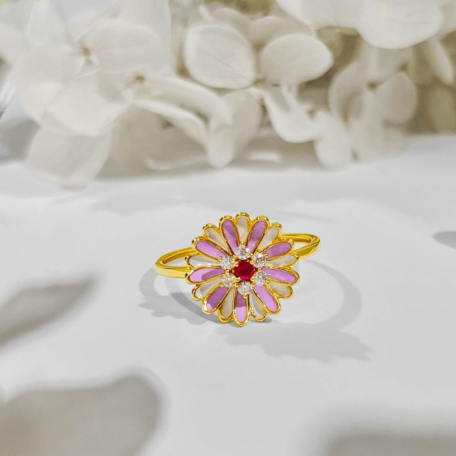 CINCIN FLEUR ENAMEL MINIMALIS + BATU