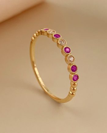 CINCIN MINIMALIS + MERAH BATU