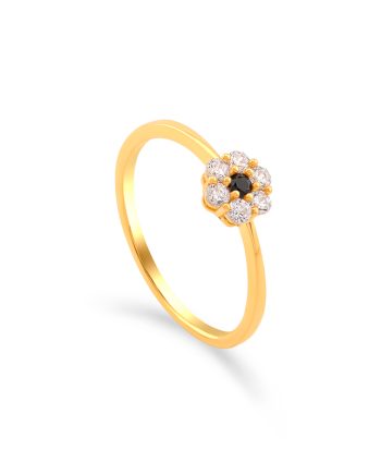 CINCIN MARYAM MINIMALIS + BATU HITAM
