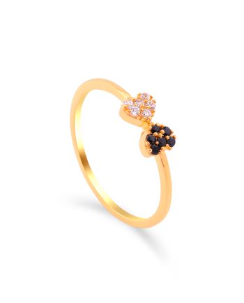 CINCIN RIBBON MINIMALIS + BATU HITAM