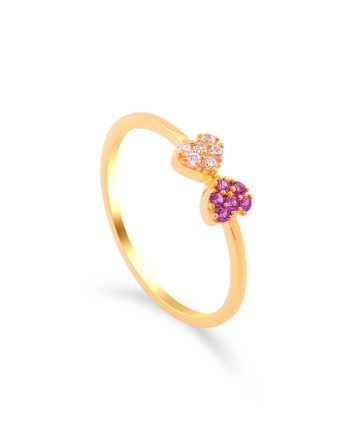 CINCIN RIBBON MINIMALIS + BATU MERAH