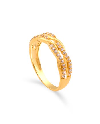 CINCIN TWIRL DOUBLE LINE MINIMALIS + BATU