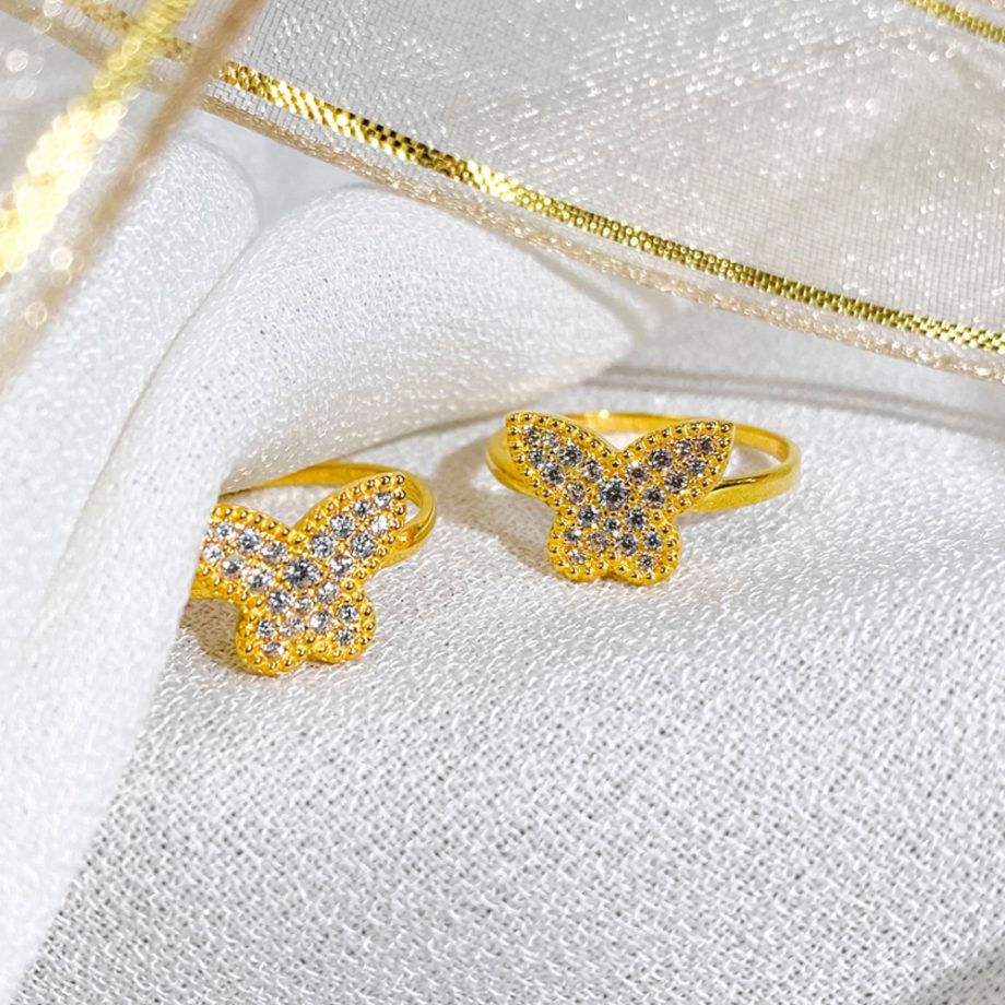 CINCIN MARIPOSA BOLD MINIMALIS + BATU