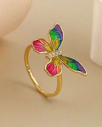 CINCIN ENAMEL RAMA-RAMA INDAH