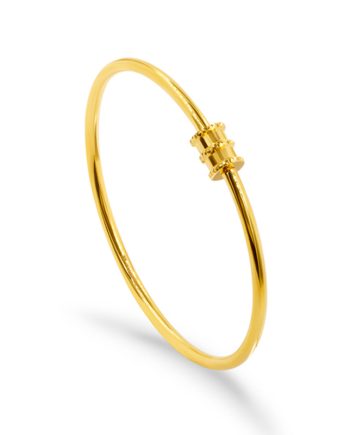 GELANG TANGAN CYLINDER FESYEN MINIMALIS (BUJUR)