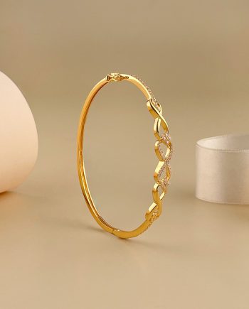 GELANG TANGAN FOREVER YOURS MINIMALIS + BATU (BUJUR)