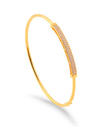 GELANG TANGAN MELODY MINIMALIS + BATU (BUJUR)