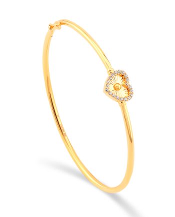 GELANG TANGAN SHIMMERING LOVE MINI MINIMALIS + BATU (BUJUR)