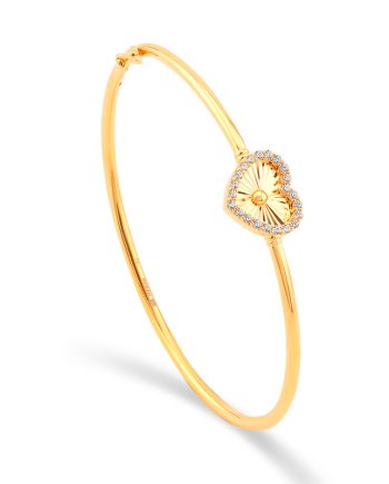 GELANG TANGAN SHIMMERING LOVE MIDI MINIMALIS + BATU (BUJUR)