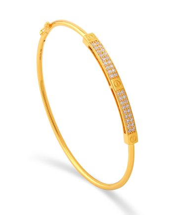 GELANG TANGAN CONSTANTINE MINIMALIS + BATU (BUJUR)