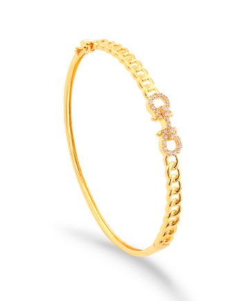 GELANG TANGAN GIULIA MINIMALIS + BATU (BUJUR)