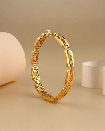 GELANG TANGAN CHAIN MINIMALIS + BATU (BUJUR)