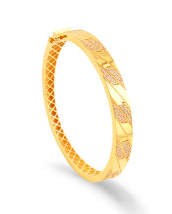 GELANG TANGAN GLIMMER MINIMALIS + BATU (BUJUR)