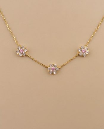 RANTAI LEHER BRYONY MINIMALIS + BATU MERAH JAMBU