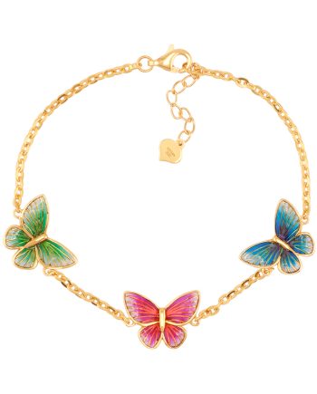 RANTAI TANGAN TRI RAMA-RAMA GRADIENT ENAMEL (MIX) MINIMALIS