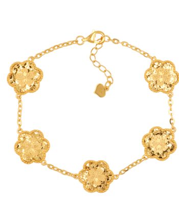 RANTAI TANGAN QUINTINA RAYA FLORALIE BUNGA SHATTERED ICE (KECIL)