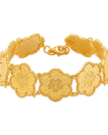 RANTAI TANGAN LINKED RAYA FLORALIE BUNGA SHATTERED ICE (MIDI)