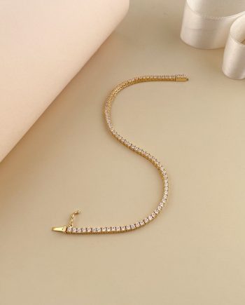 RANTAI TANGAN TENNIS MINI MINIMALIS + BATU