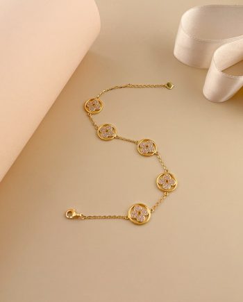 RANTAI TANGAN LINKED CASTOR MINIMALIS + BATU