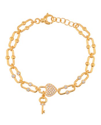 RANTAI TANGAN CHAIN KEY TO MY HEART MINIMALIS + BATU
