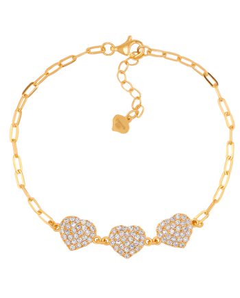 RANTAI TANGAN LINKED RADIANT LOVE MINIMALIS + BATU