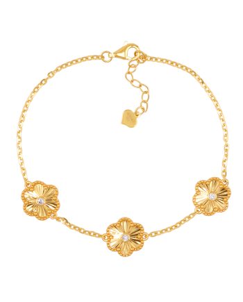 RANTAI TANGAN TRI FLORALIE MINIAMLIS + BATU