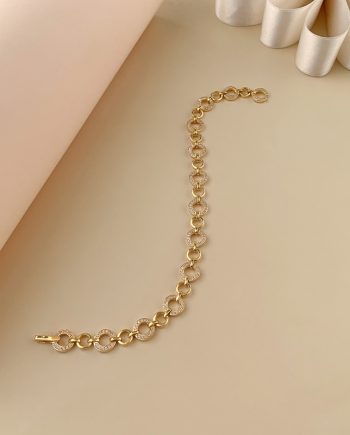 RANTAI TANGAN BULAT MINIMALIS + BATU