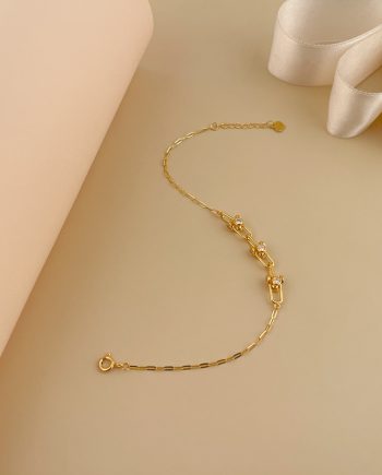 RANTAI TANGAN SAUH TRI-HAZEL MINIMALIS + BATU