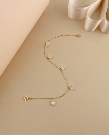 RANTAI TANGAN ARISTA ROUND MINIMALIS + BATU