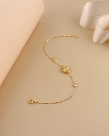 RANTAI TANGAN PECULIAR IDORA PETITE CLOVER MINIMALIS