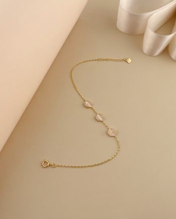 RANTAI TANGAN TRI ARISTA ROUND MINIMALIS + BATU