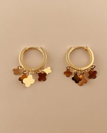 SUBANG KLIP KLOVERS GELUNG MINIMALIS (DIAMETER 1.00CM+/-)