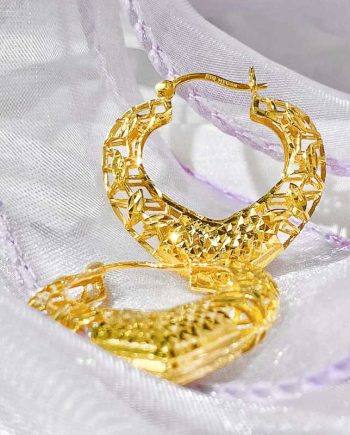 SUBANG KLIP KASIH MINIMALIS (DIAMETER 0.90CM+/-)