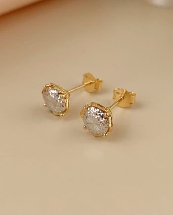 SUBANG PAKU BULAT (CHROME)
