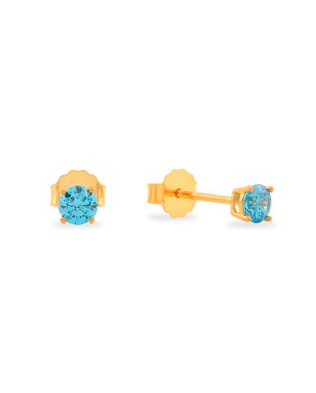 SUBANG PAKU UTTERLY (KECIL) MINIMALIS + BATU BIRU MUDA