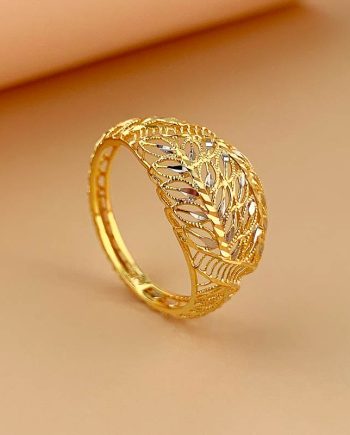 CINCIN 3D DAUN CROME