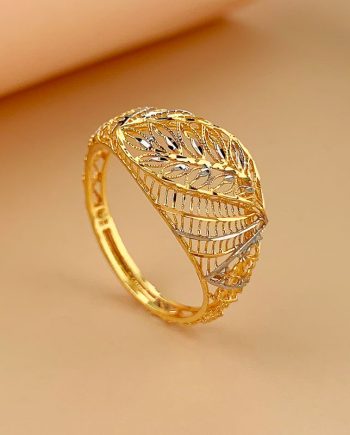 CINCIN 3D DAUN CROME