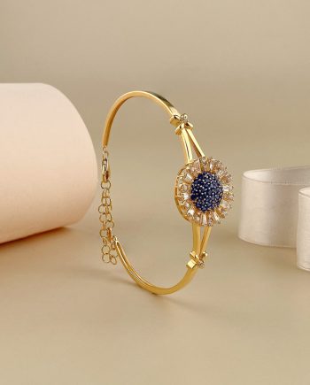 GELANG TANGAN MATAHARI BULAT + BATU BIRU