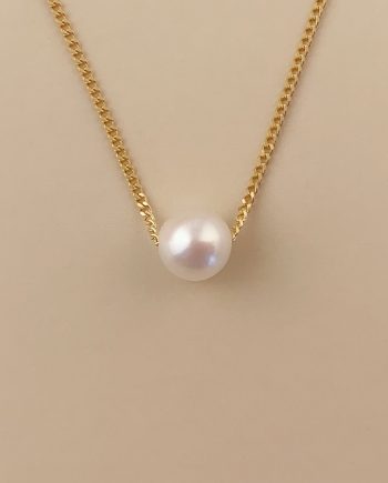RANTAI LEHER MUTIARA MINIMALIS