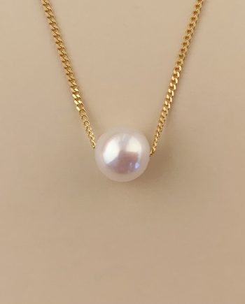 RANTAI LEHER MUTIARA MINIMALIS