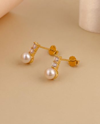 SUBANG PAKU MUTIARA CALLISTA MINIMALIS + BATU