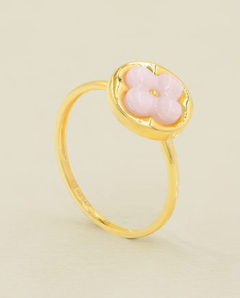 CINCIN TREFLE MOTHER OF PEARL