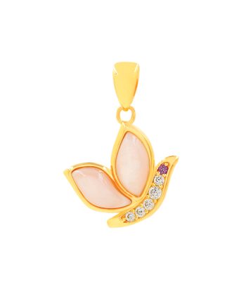 LOKET SWEET WINGS MOTHER OF PEARL