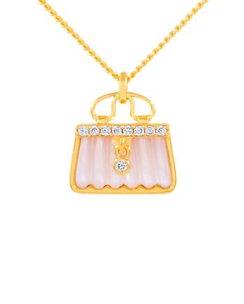 RANTAI LEHER BEG TANGAN MOTHER OF PEARL